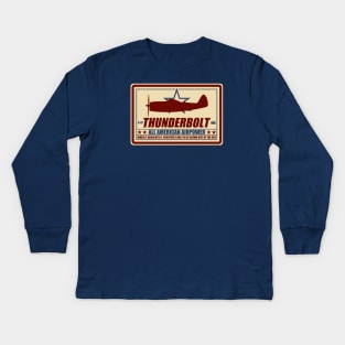 P-47 Thunderbolt Kids Long Sleeve T-Shirt